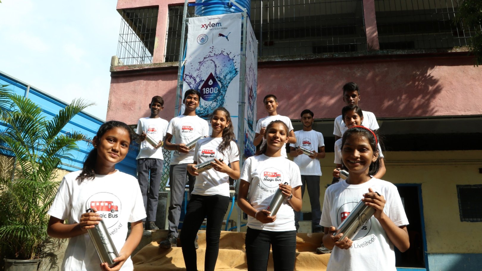 City, PUMA dan Xylem Membangun Menara Air Bersih Pertama di Mumbai