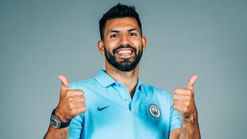 THUMBS UP : Sergio feels the best he has in years