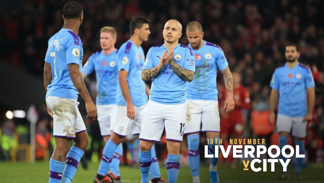 FRUSTRATION: It was a disappointing afternoon for City at Anfield.