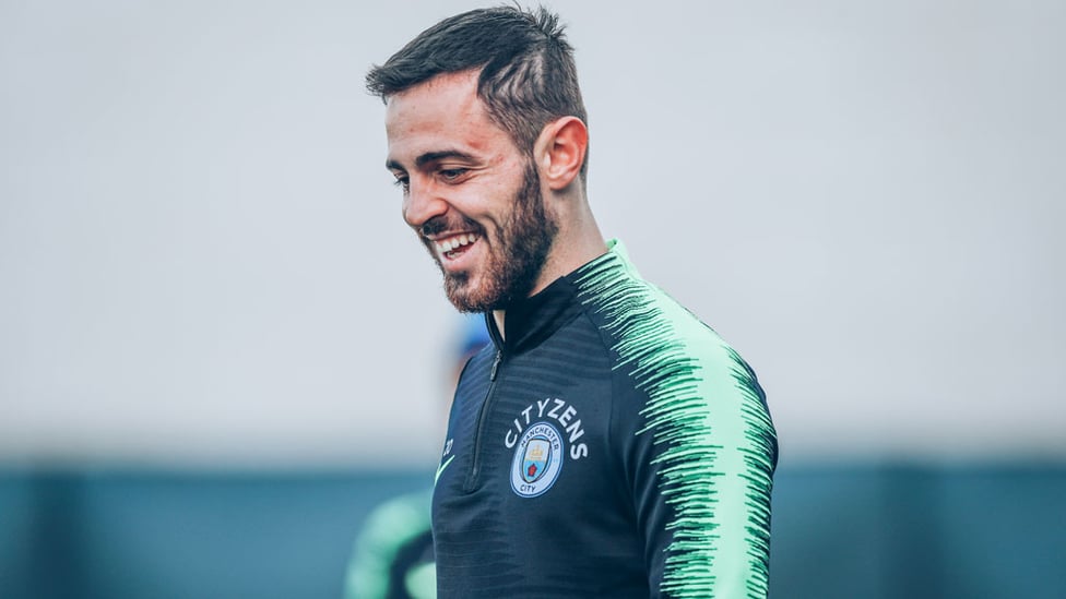 SOLID SILVA : Bernardo cuts a relaxed figure