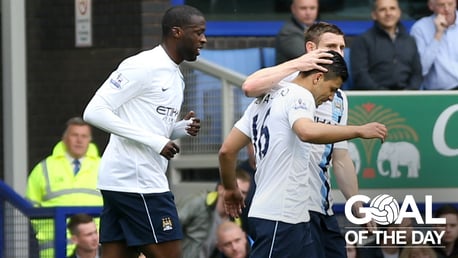 Goal of the Day: Aguero v Everton