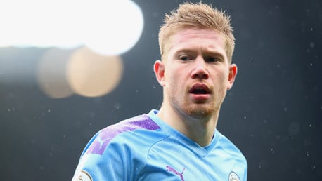 BELGIAN BLUE: Kevin De Bruyne in focus