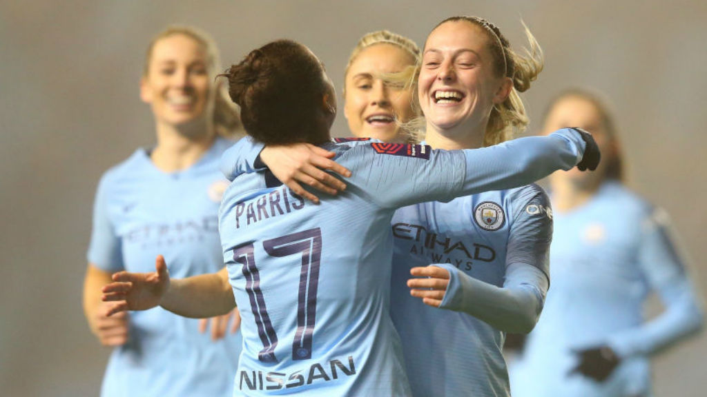 THREE CHEERS : Nikita Parris, Steph Houghton and Keira Walsh have all been shortlisted for the prestigious PFA awards