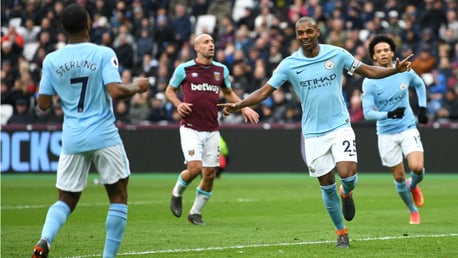 FLASHBACK: To last season's Premier League clash at West Ham where City triumphed 4-1