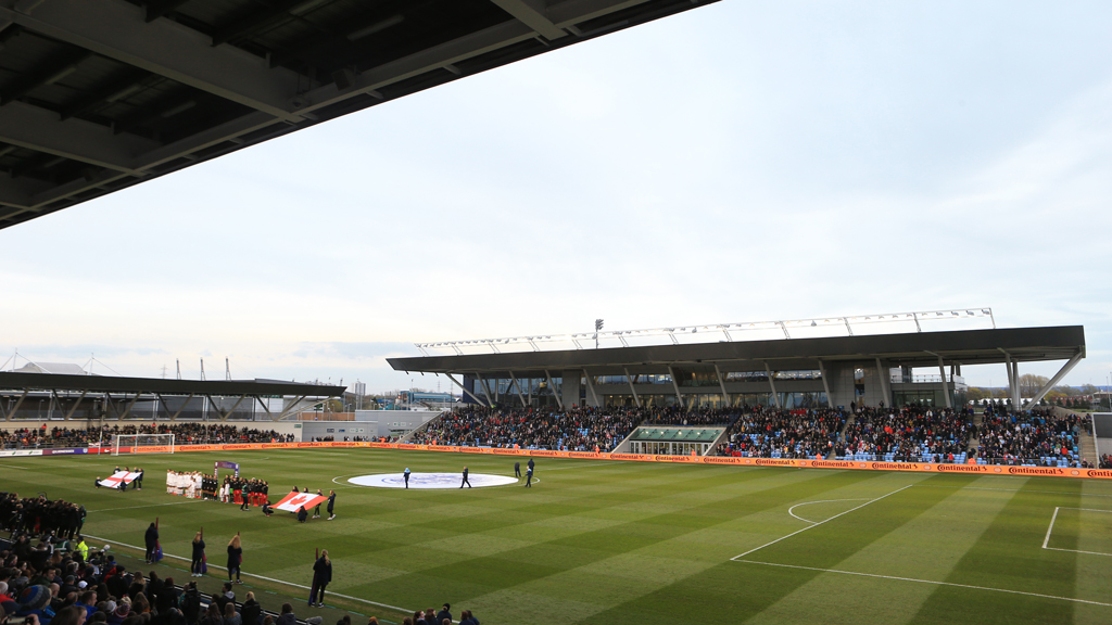 ACADEMY STADIUM : A bumper crowd were in attendance to watch the Lionesses' warm up game.