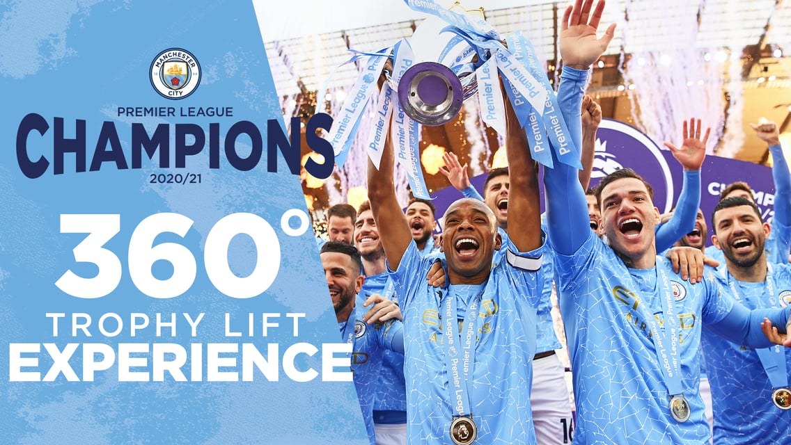 Champions | Watch our Premier League trophy lift in 360!