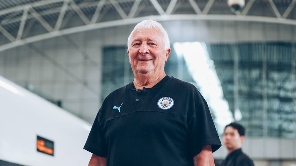 BUZZER : Club ambassador Mike Summerbee will be there to cheer the boys on.