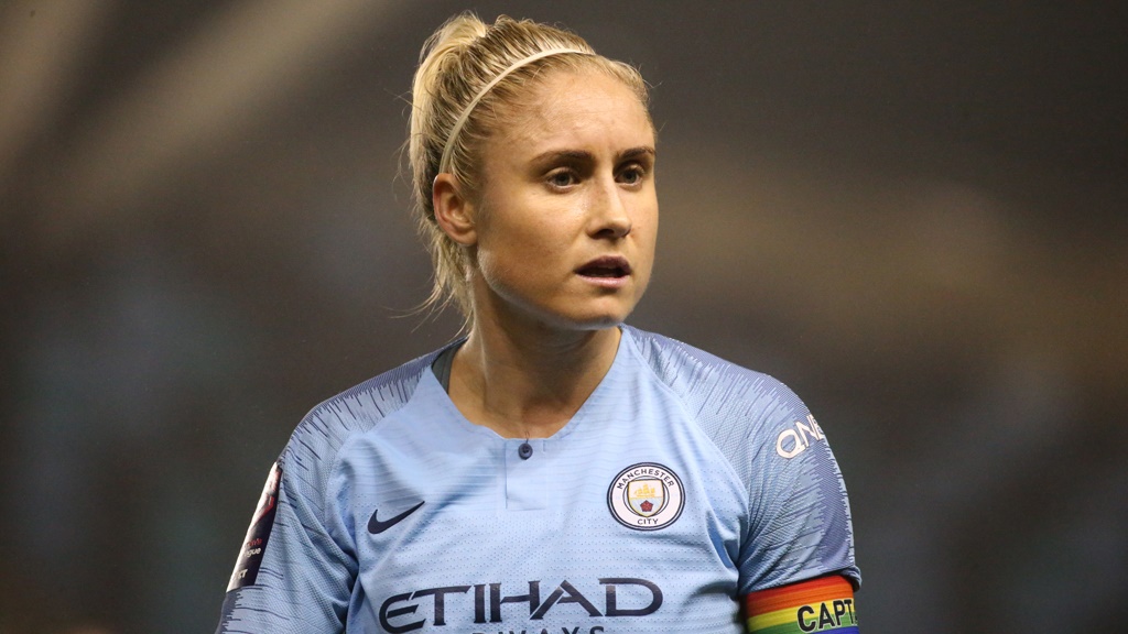 SKIPPER : Steph Houghton had little to do in defence