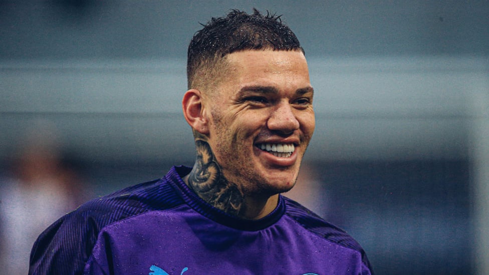 FROM EAR TO EAR : A BIG grin from Ederson.