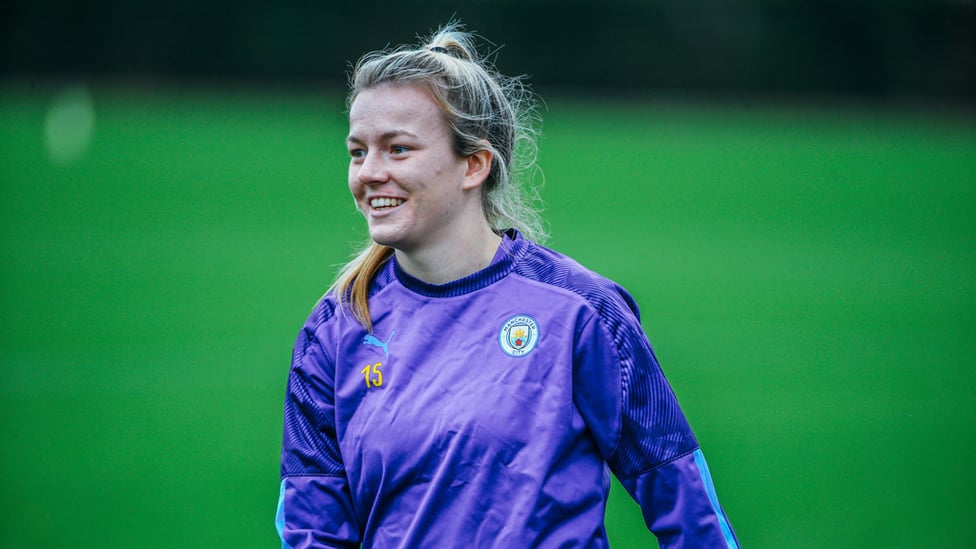 HAPPY HEMP : All smiles for the youngster, fresh from her senior England debut