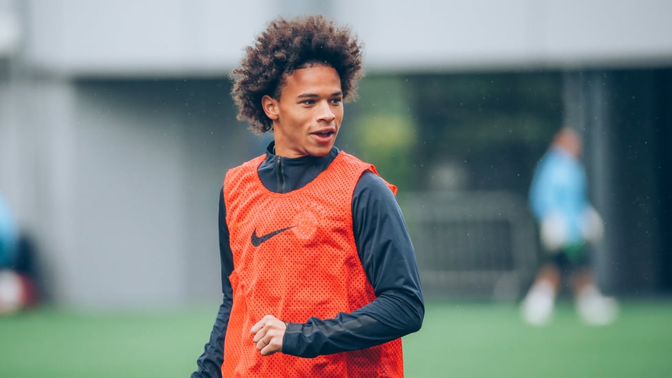 FUN AND GAMES : Something's tickled Leroy Sane