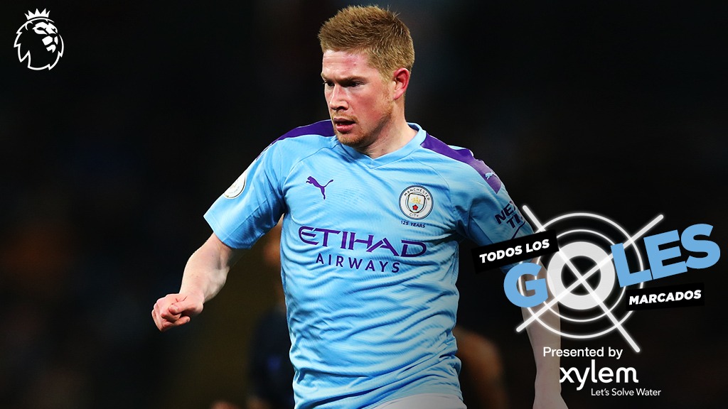 Todos los goles de Kevin De Bruyne con el Manchester City.