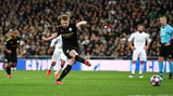 ON THE SPOT: Kevin De Bruyne keeps his cool from 12 yards