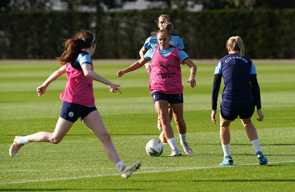 DRIVING FORWARD : Georgia Stanway sets her sight on goal