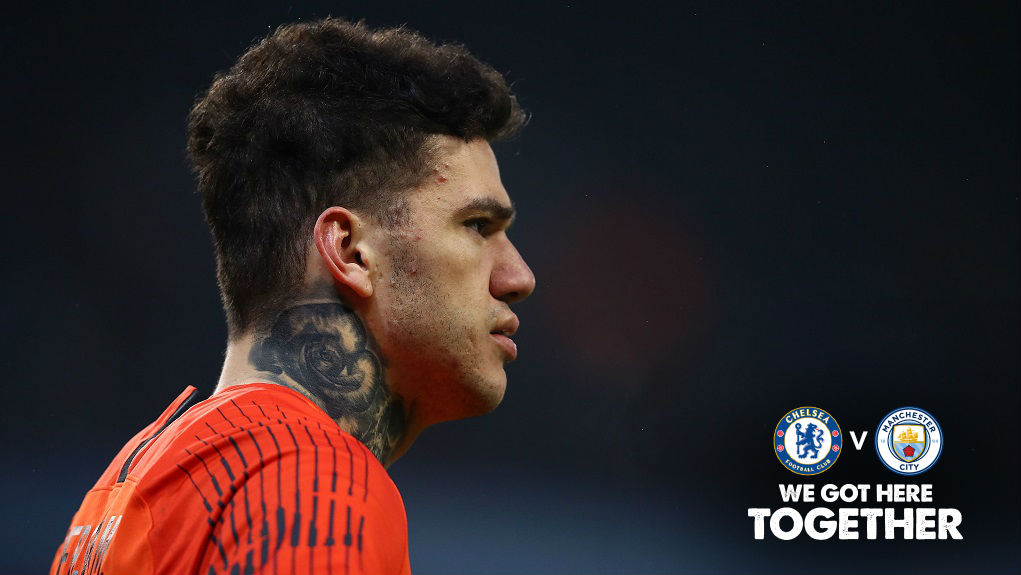 Ederson starts; Blues make one change for final