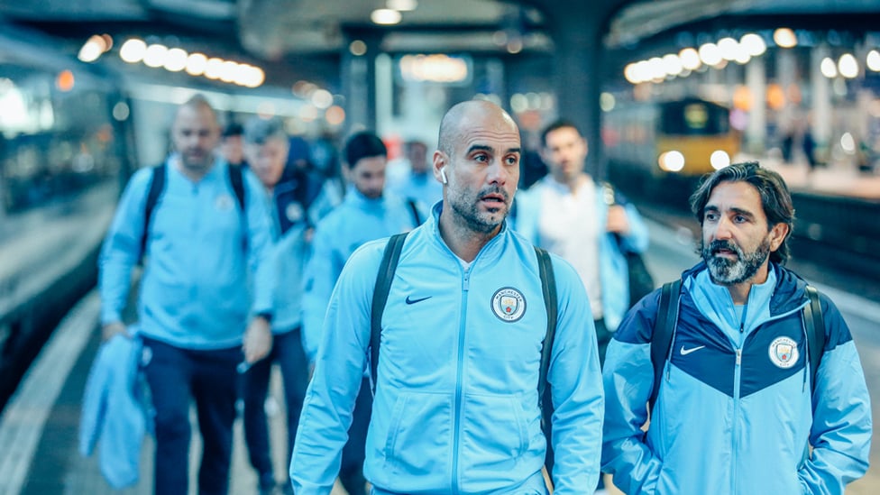 LEADING MAN : Manager Pep Guardiola will hoping the Blues pick up where we left off before the international break