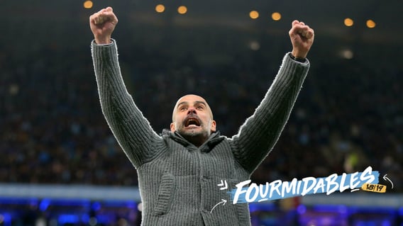 PRIZE: Pep's iconic cardigan will be auctioned off to raise money for City in the Community.