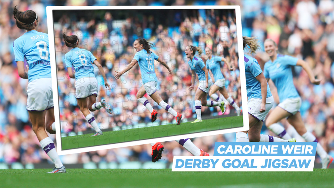 Jigsaw challenge: Caroline Weir's iconic Derby celebration!