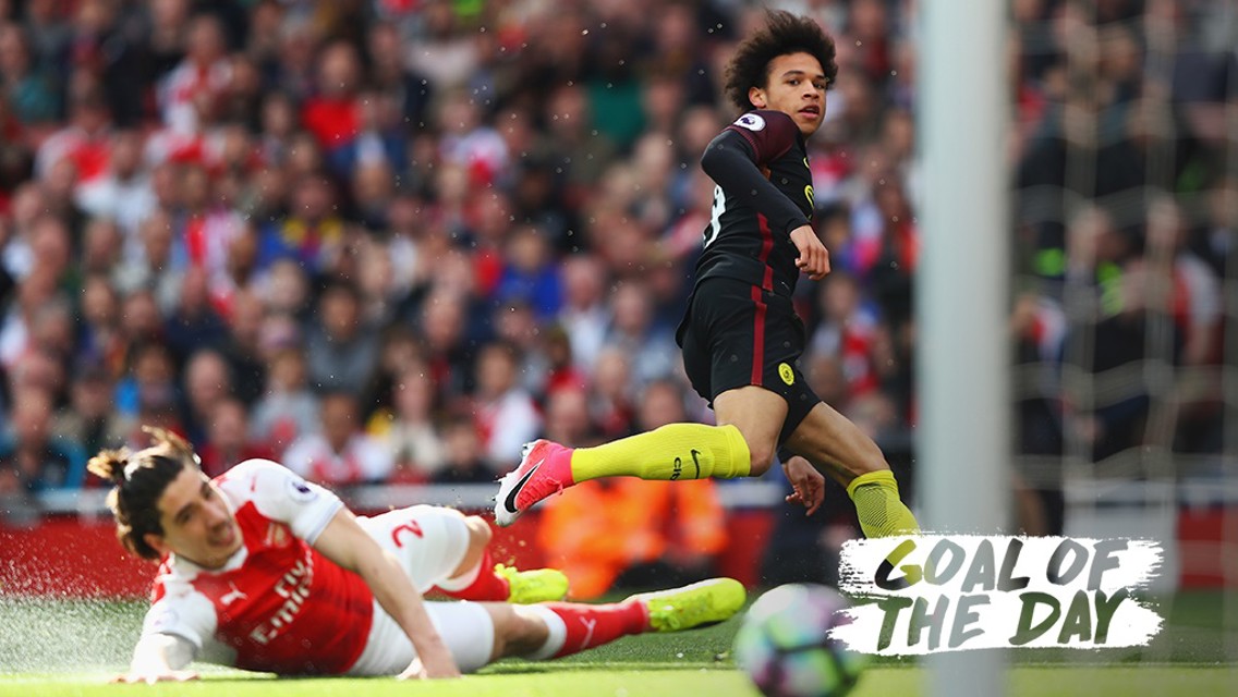 Goal of the Day: Leroy Sane v Arsenal 2017