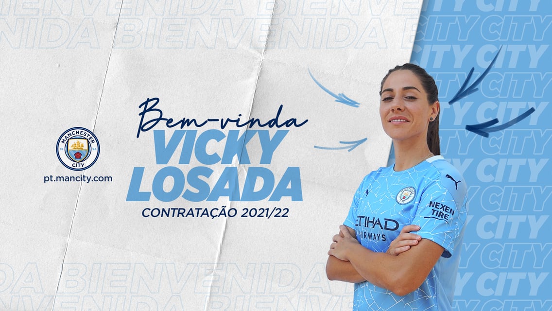 Vicky Losada assina com o City