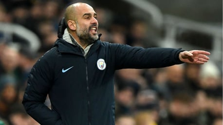 PEP TALK: The boss instructs the team from the sideline
