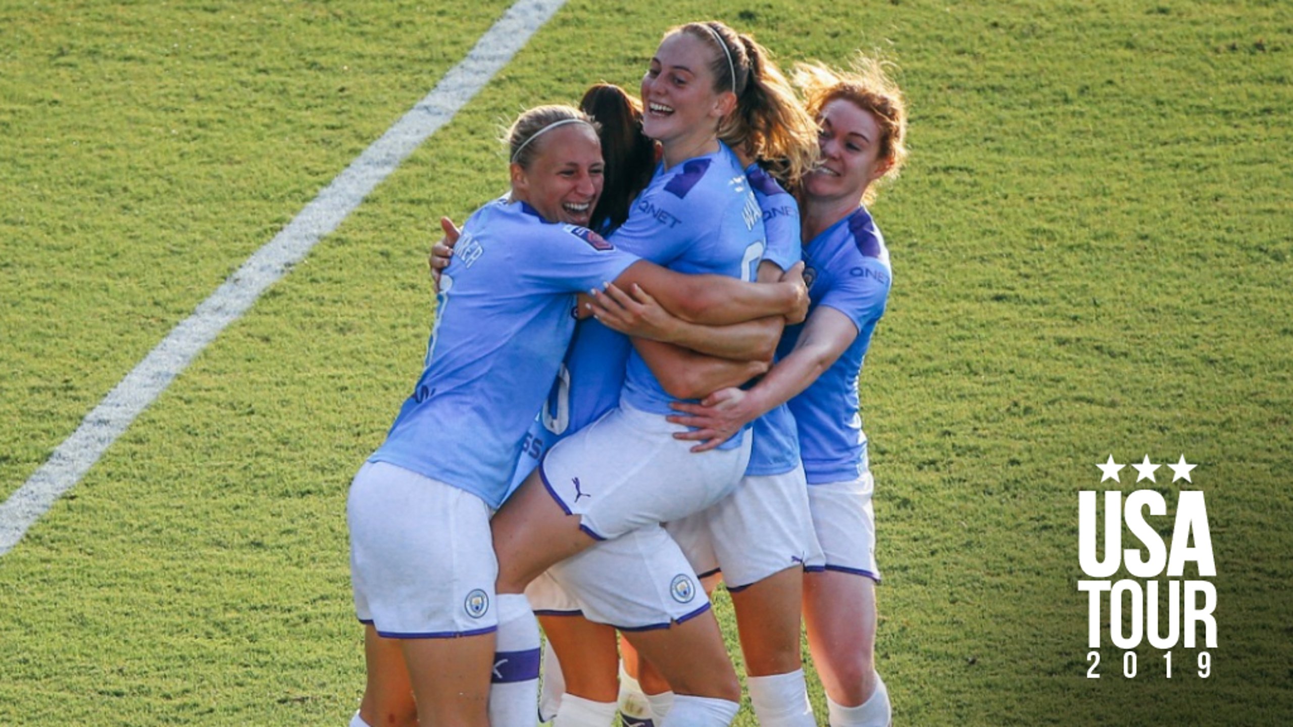 WULLAERT WINNER: City celebrate, as Tessa Wullaert nets in injury time