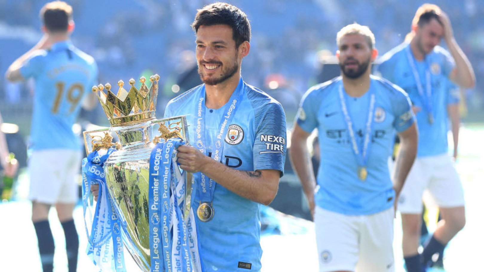 SILVA SERVICE: David has played 400 games in a Manchester City shirt