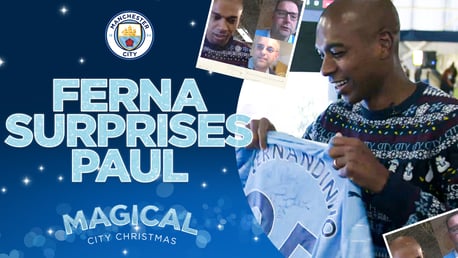 Magical City Christmas: Fernandinho surprises long-distance Blue Paul