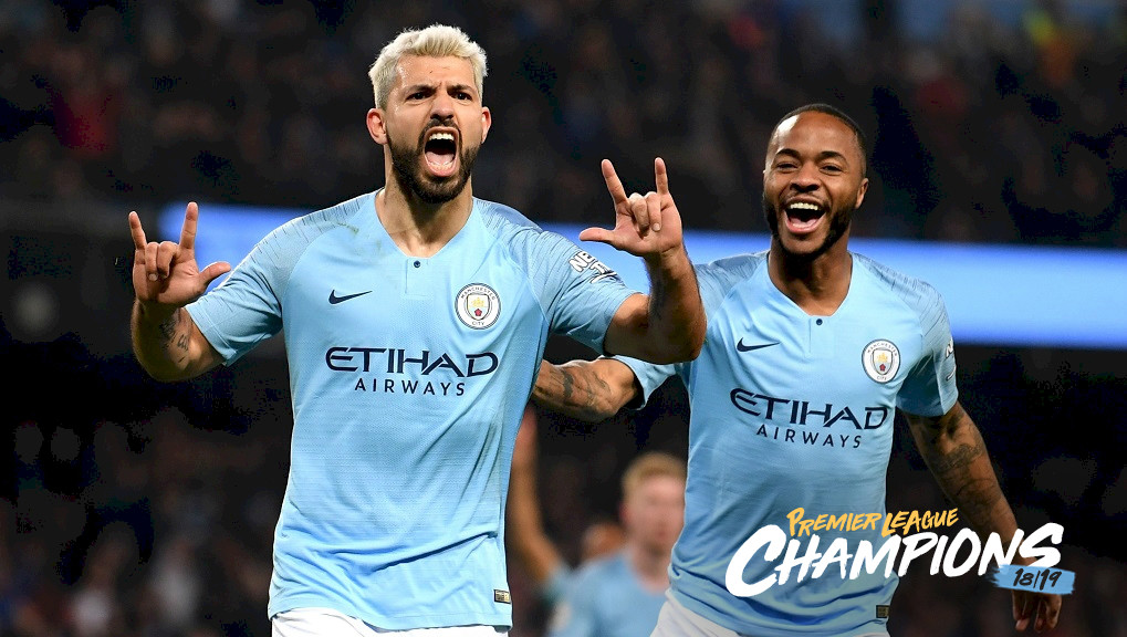 Man city cheap champions 19 shirt