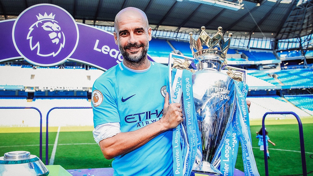 SILVER DREAM MACHINE: Pep has overseen a staggering period of success at City