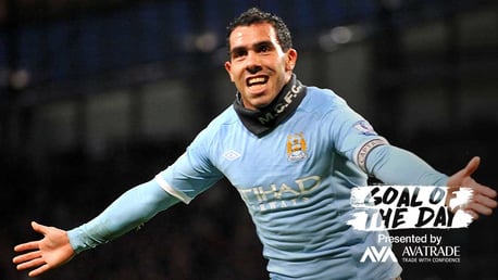 GOTD: Carlos Tevez's strike against Wolves in 2011 is today's Goal of the Day