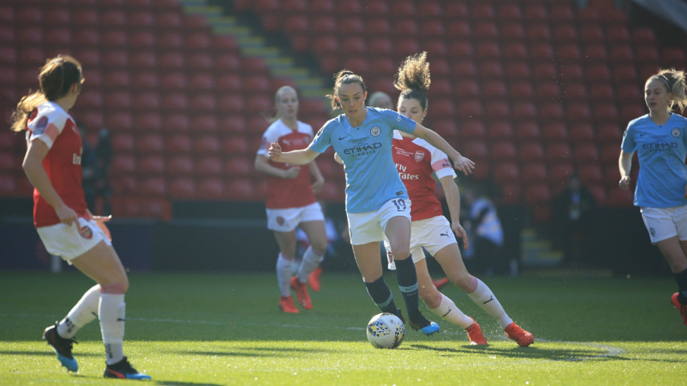 Caroline Weir fue la futbolista más regular e incisiva del City.