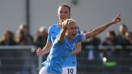 SUPER STEPH: Houghton celebrates after breaking deadlock!