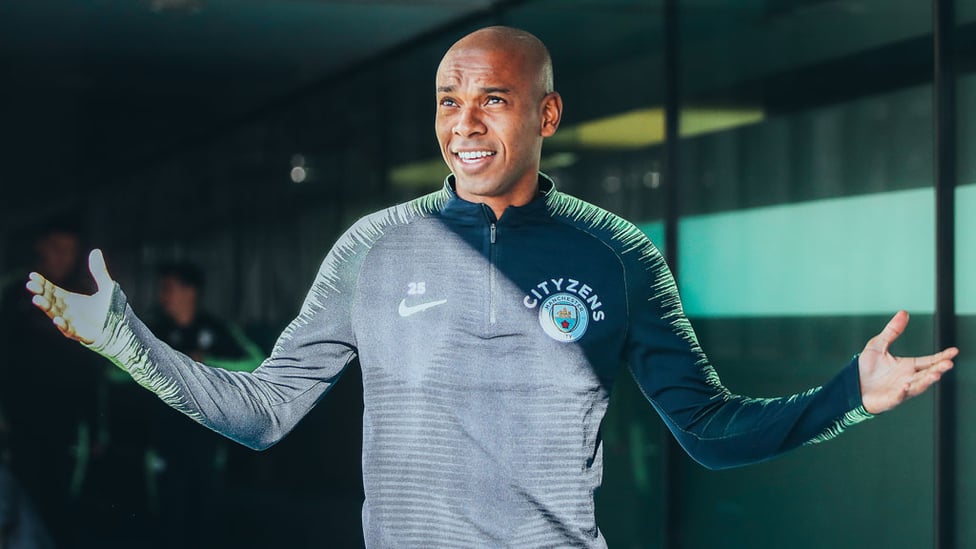 FERNANDINHO : Our midfielder prepares for the game ahead.