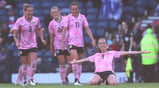 SUPER SCOT: Caroline Weir celebrates scoring in Scotland's final warm-up game.