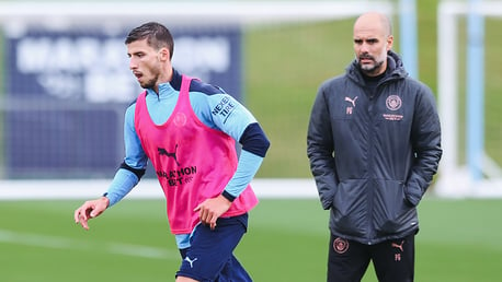 Gallery: Ruben Dias' first training session