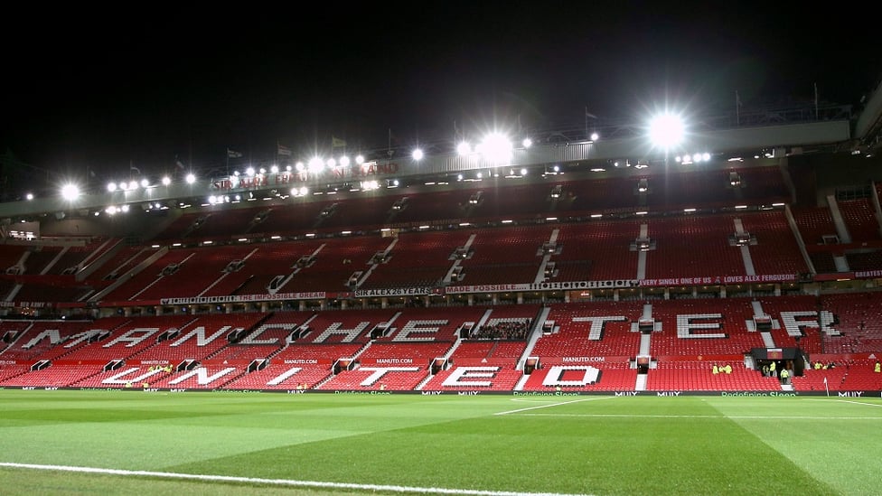 OLD TRAFFORD : You can't beat a Manchester derby under the lights...