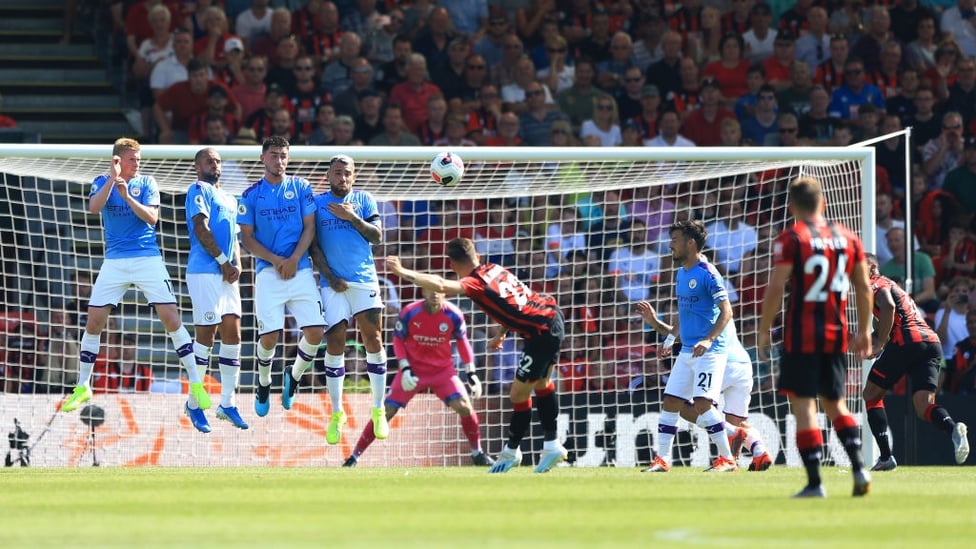 POSTAGE STAMP : Harry Wilson pulled a goal back for the hosts with a fine free kick.