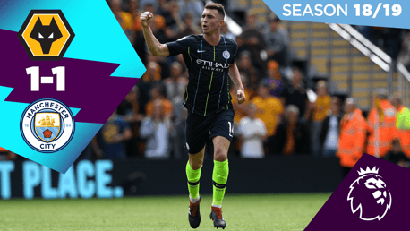 Wolves 1-1 City: Full match replay 2018/19