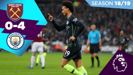 West Ham 0-4 City: Full match replay 2018/19