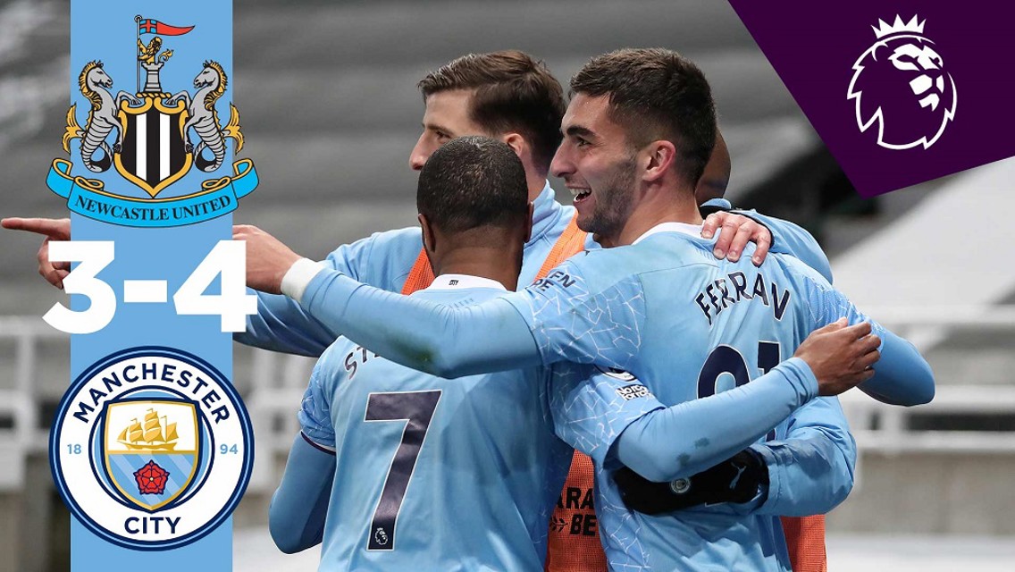 Newcastle 3-4 City: Short highlights