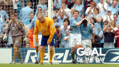 FIVE STAR: Shaun Wright-Phillips celebrates City's fifth in a 5-1 over Everton.