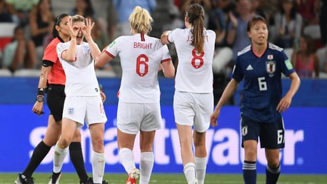 WHITE HOT: Ellen White was on the scoresheet once again for the Lionesses