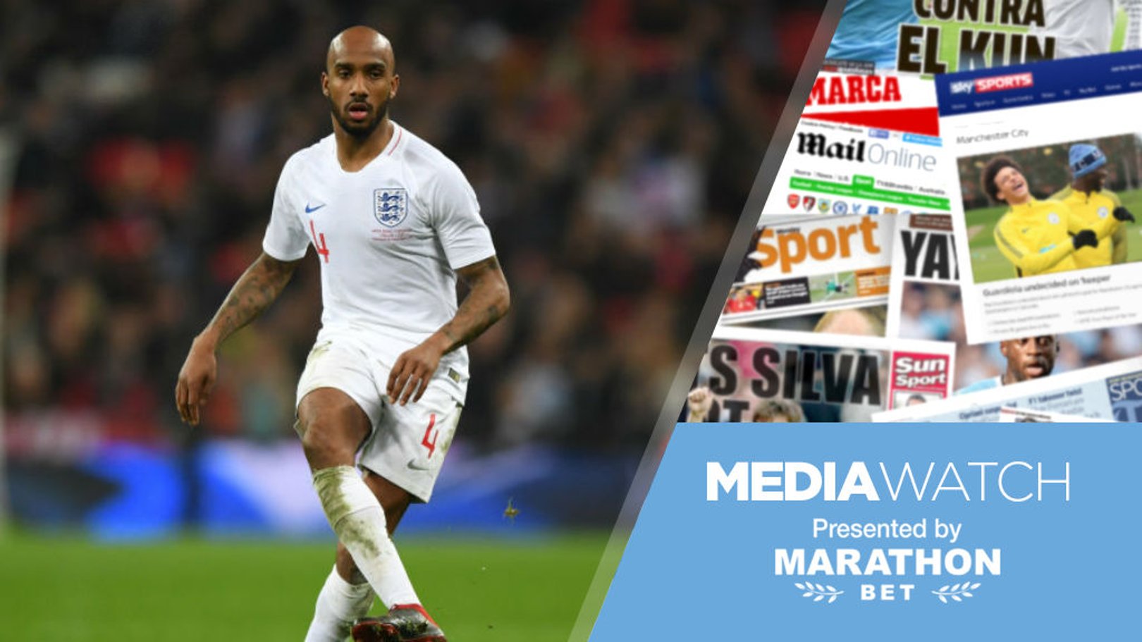 LIONS PRIDE: Fabian Delph was hailed for his key role in England's excellent 2-1 UEFA Nations League win over Croatia