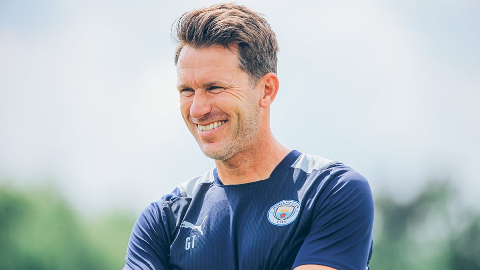 BOSSING IT : All smiles from the gaffer