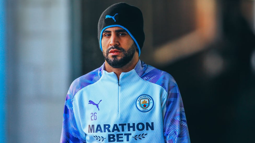 RIYAD MAHREZ : No doubt enjoying the brisk January weather!