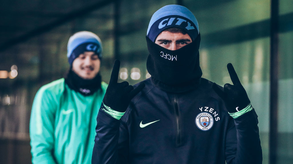 Man city hooded snood hot sale