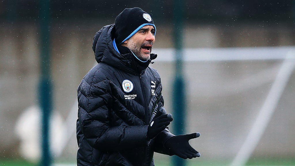 PEP TALK: The boss dishes out some instructions