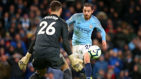 ONE ON ONE: Bernardo Silva in action against Watford.