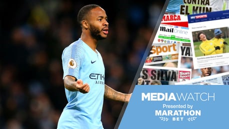 MEDIA WATCH: Sterling has been City's main man this season
